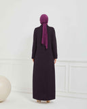 Kışlık Ferace Mürdüm | K20978