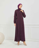 Kışlık Ferace Mürdüm | K20878