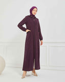 Kışlık Ferace Mürdüm | K20878