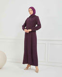 Kışlık Ferace Mürdüm | K20878