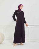 Kışlık Ferace Mürdüm | K20958