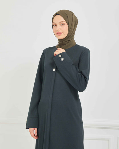 Kışlık Ferace Haki | K207529