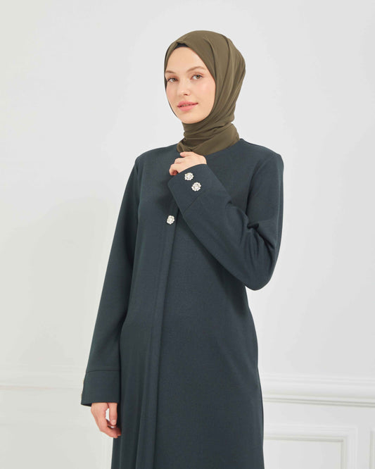 Kışlık Ferace Haki | K207529