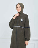 Kışlık Ferace Haki | K20839