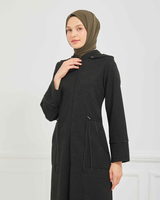 Kışlık Ferace Haki | K20989