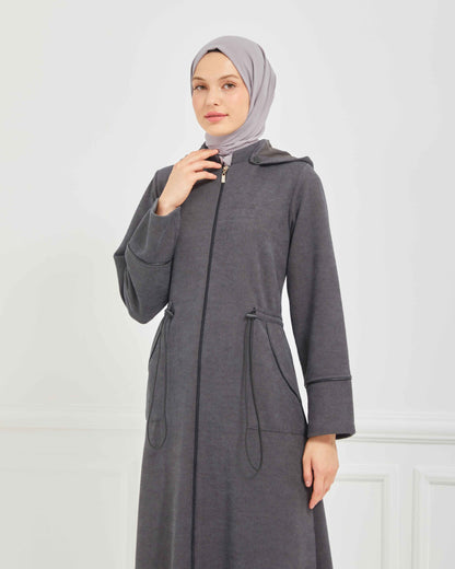 Kışlık Ferace Gri | K209824