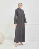 Kışlık Ferace Gri | K209824