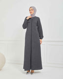 Kışlık Ferace Gri | K209524