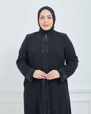 Büyük Beden Ferace Siyah | 2063-12-1