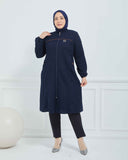 Büyük Beden Kışlık Kap Lacivert | K90155