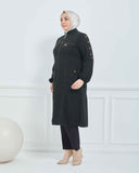 Büyük Beden Kışlık Kap Haki | K90159