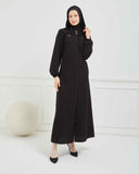 Kışlık Ferace Siyah | K21031