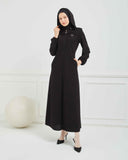 Kışlık Ferace Siyah | K21031