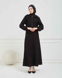 Kışlık Ferace Siyah | K20991