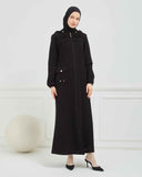 Kışlık Ferace Siyah | K20991