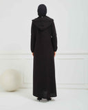 Kışlık Ferace Siyah | K21011