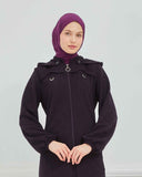 Kışlık Ferace Mürdüm | K21038