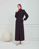 Kışlık Ferace Mürdüm | K21038