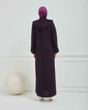 Kışlık Ferace Mürdüm | K21038