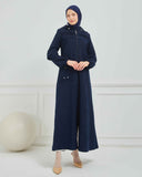 Kışlık Ferace Lacivert | K20995