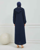 Kışlık Ferace Lacivert | K20995