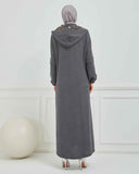 Kışlık Ferace Gri  | K209924