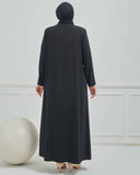 Büyük Beden Ferace Siyah |  204101