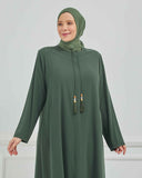 Büyük Beden Ferace Haki |  204109