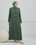 Büyük Beden Ferace Haki |  204109