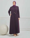 Büyük Beden Ferace Mürdüm |  204108