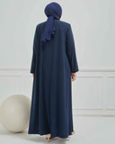 Büyük Beden Ferace Lacivert |  204105