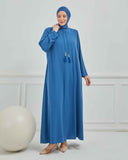 Büyük Beden Ferace İndigo |  204106