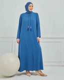 Büyük Beden Ferace İndigo |  204106