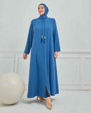 Büyük Beden Ferace İndigo |  204106