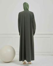 Oversize Bol Kesim Sade Ferace Haki | 2108-9