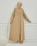 Önü Pileli Sade Ferace Vizon | 210423