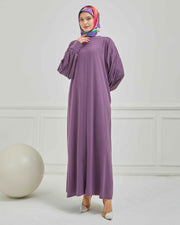 Oversize Bol Kesim Sade Ferace Mor | 2108-12