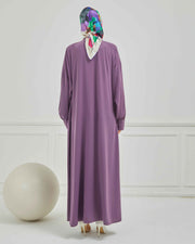Oversize Bol Kesim Sade Ferace Mor | 2108-12