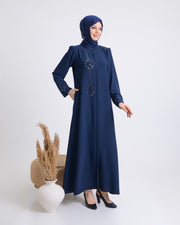 Abaya bleu nuit  | 2073-3-5
