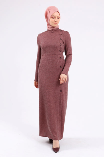 Kışlık Elbise Pembe | 30233