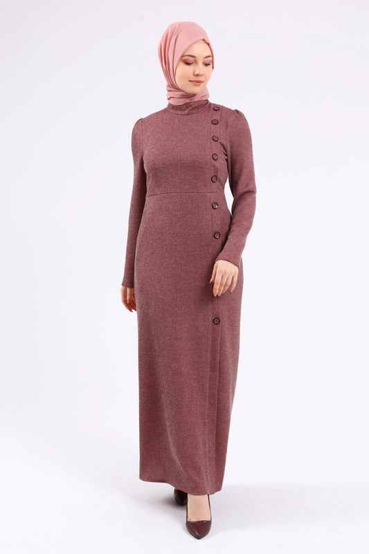 Kışlık Elbise Pembe | 30233