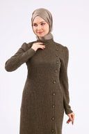 Winter Dress Khaki | 30239