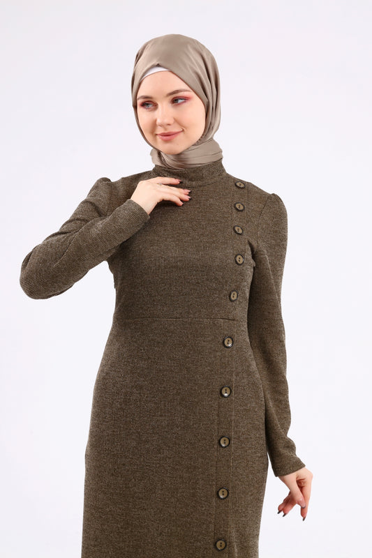 Kışlık Elbise Haki | 30239