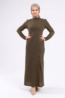 Kışlık Elbise Haki | 30239