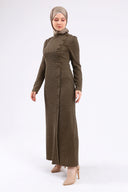 Kışlık Elbise Haki | 30239