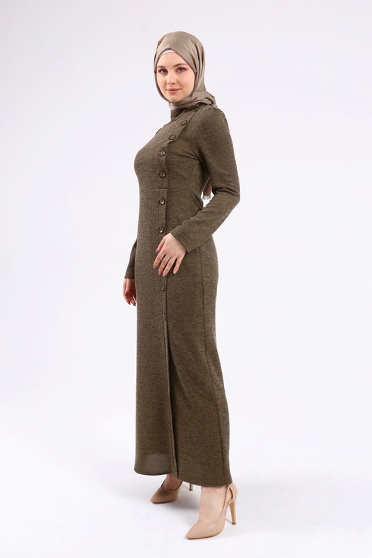 Kışlık Elbise Haki | 30239