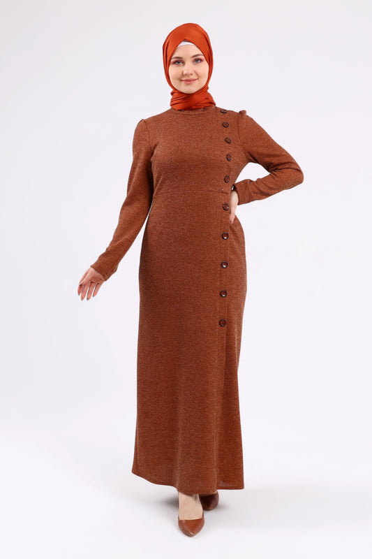 Kışlık Elbise Taba | 302337