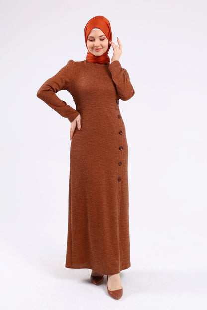 Kışlık Elbise Taba | 302337
