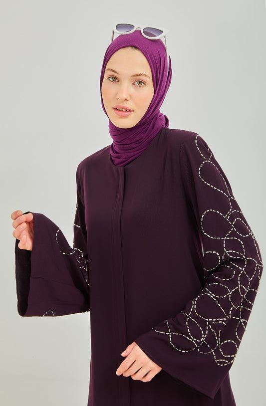 Abaya mauve | 2024-6-8