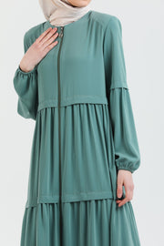 Abaya La couleur menthe avec une coupe large | 2068-15